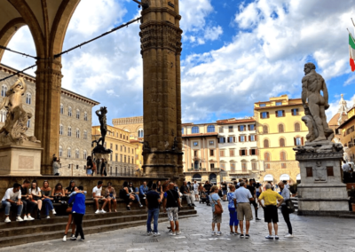 2Italia Florence and Food & Wine. The Uffizi in Florence