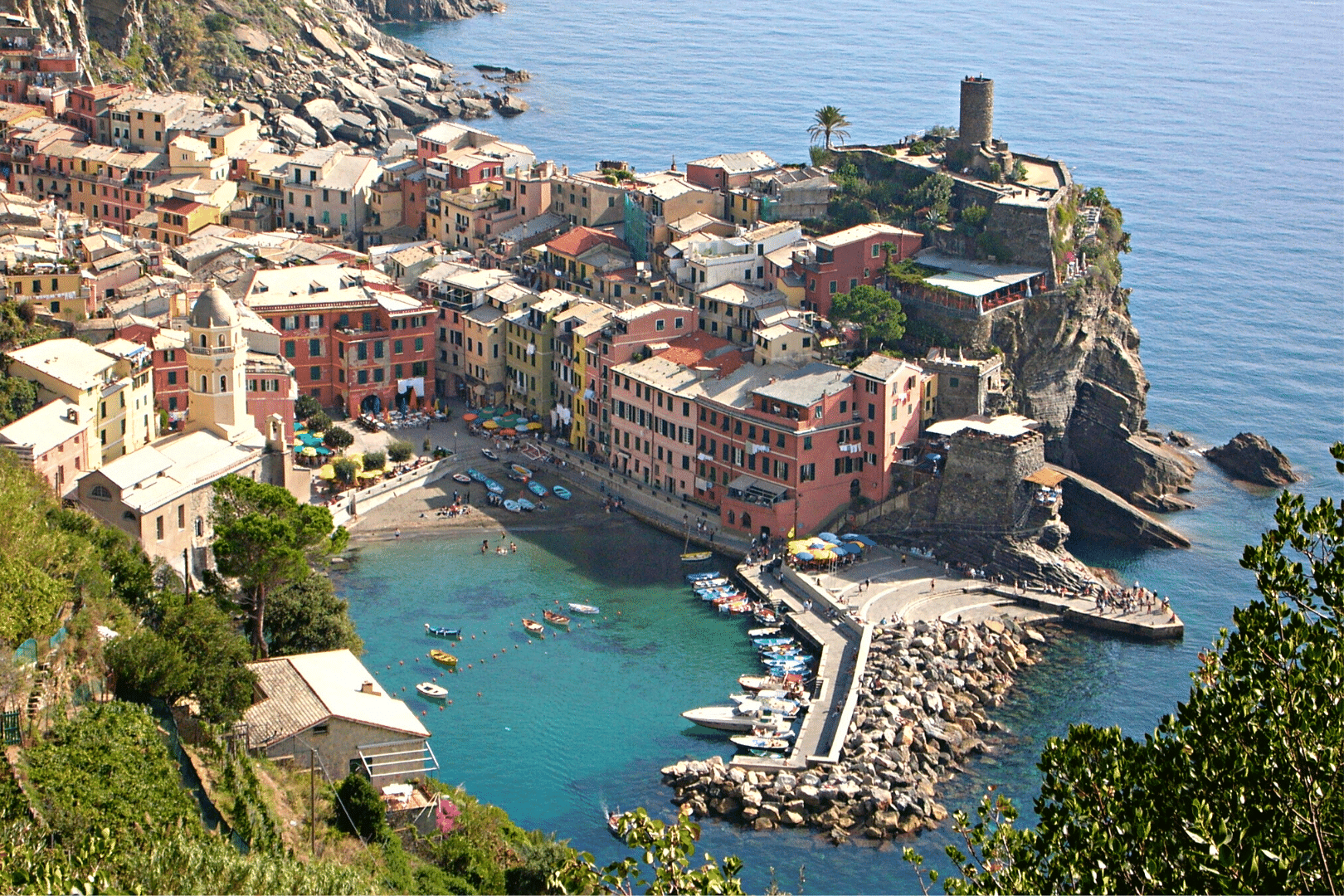 2italia Cinque Terre and Food & Wine 2italia Cinque Terre and Food & Wine. Walking from Monterosso with view towards Vernazza and time for lunch.